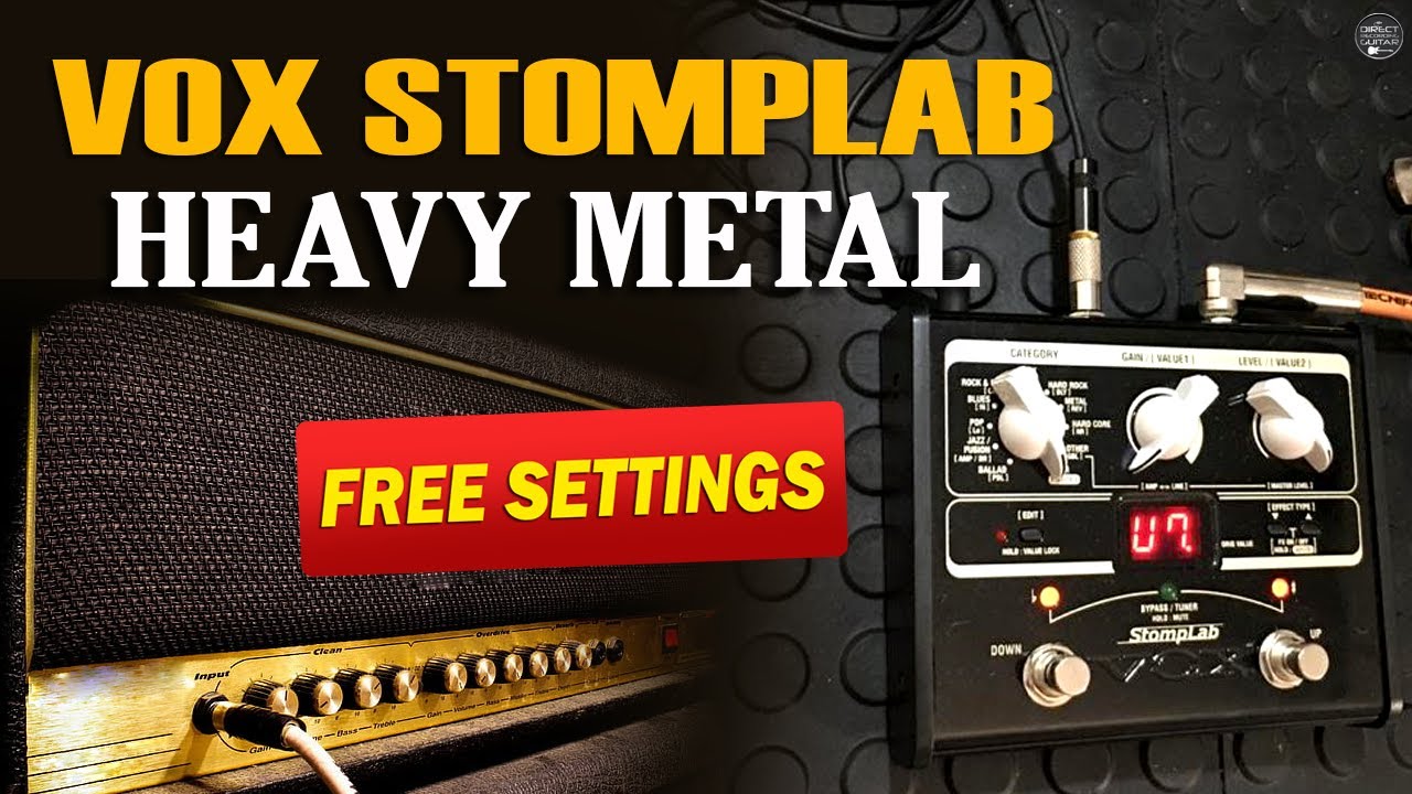 VOX Stomplab HEAVY METAL Distortion | JCM800-style Tone