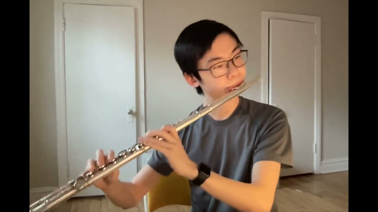 Bach - Cello Suite No. 3, Courante (flute)