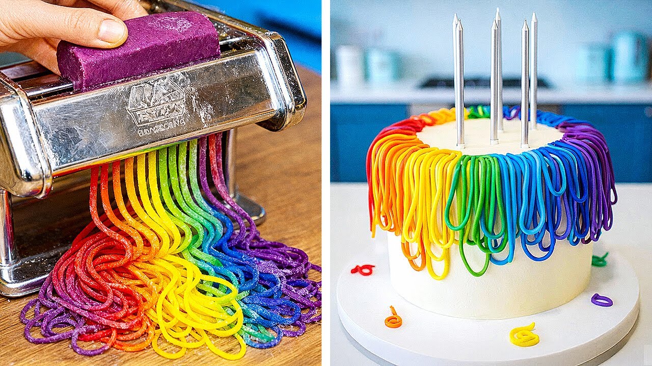 Taste the Rainbow! 🌈 Irresistible Food Magic! 😍 Kawaii Cakes and Desserts