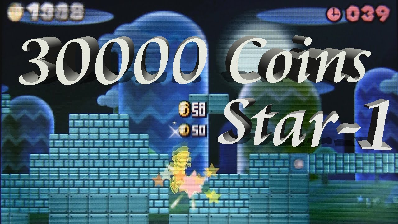 Coin Rush 30000 Star-1 New Super Mario Bros. 2 コインラッシュモード 3万枚