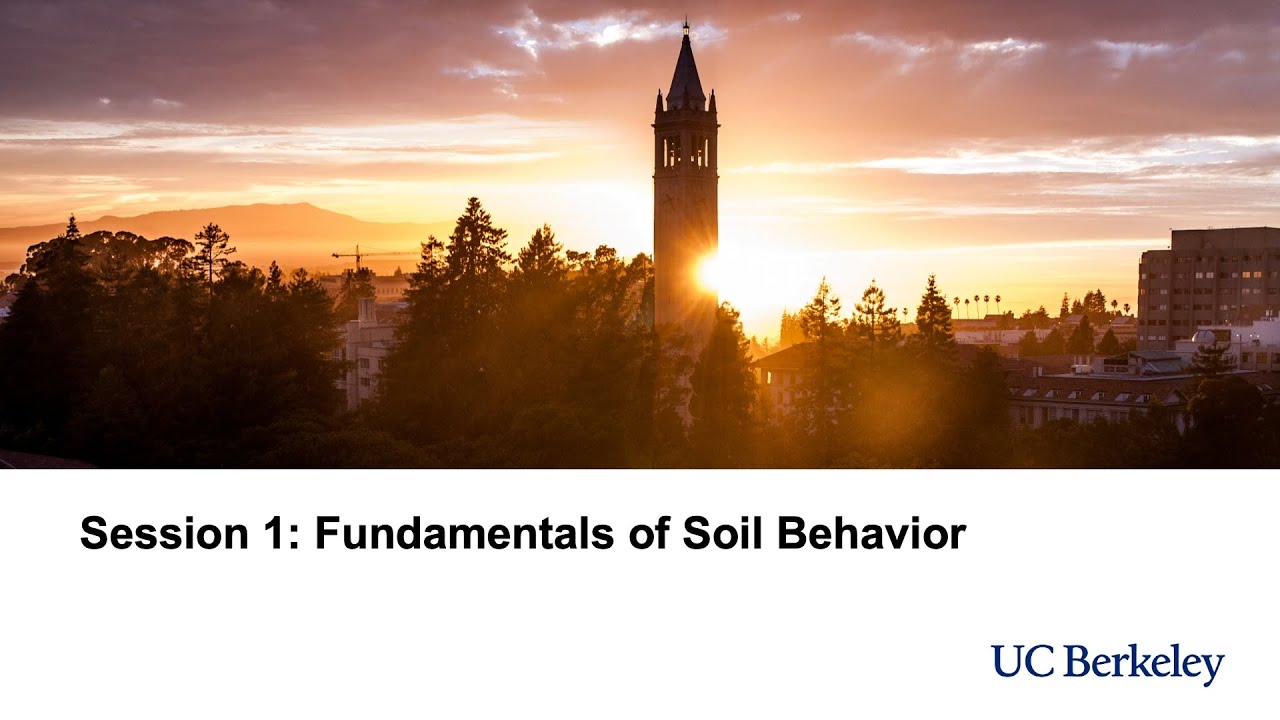 Session 1: Fundamentals of Soil Behavior