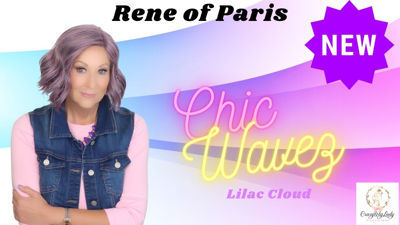 NEW 2021 Rene of Paris CHIC WAVEZ wig review | Lilac Cloud | Muse Collection
