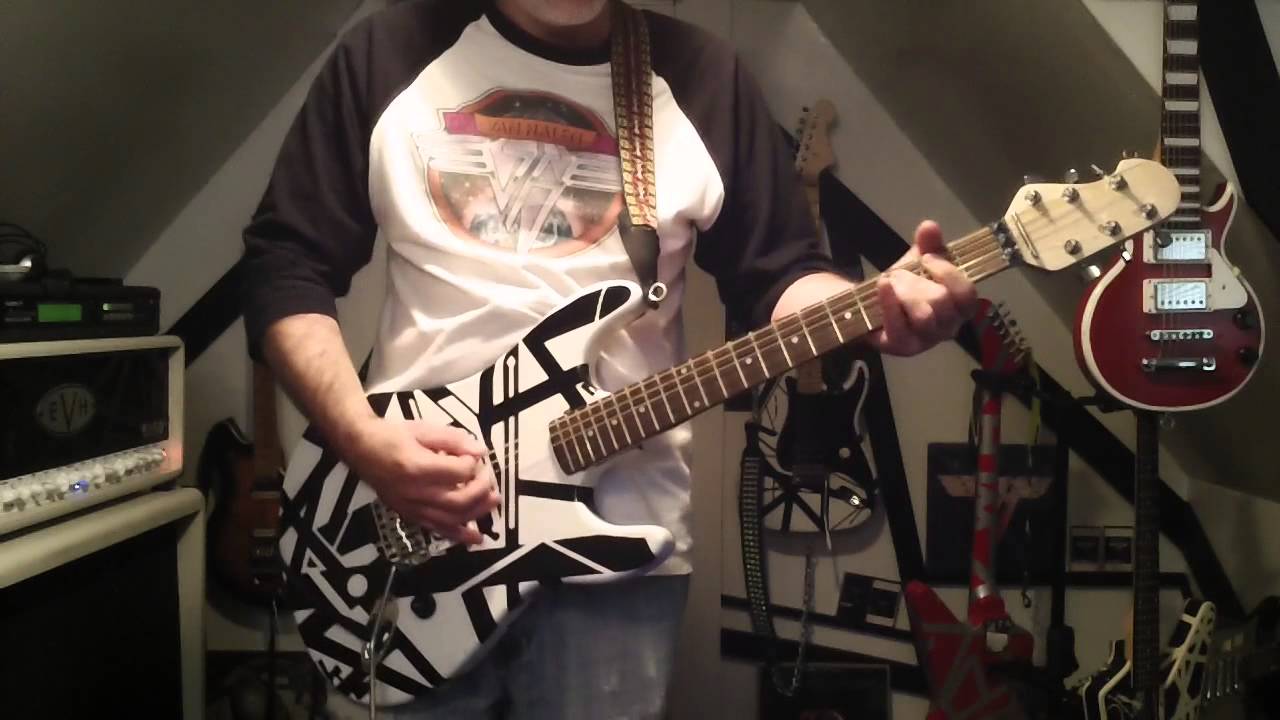 Push Come to Shove demo of my EVH RUDE guitar replica
