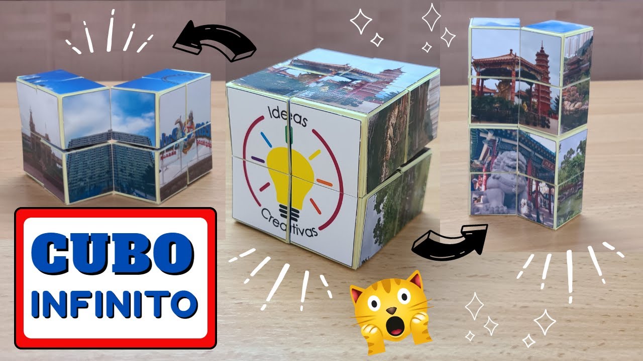 Cubo Infinito con fotos - Infinity Cube with photos (cubo mágico)