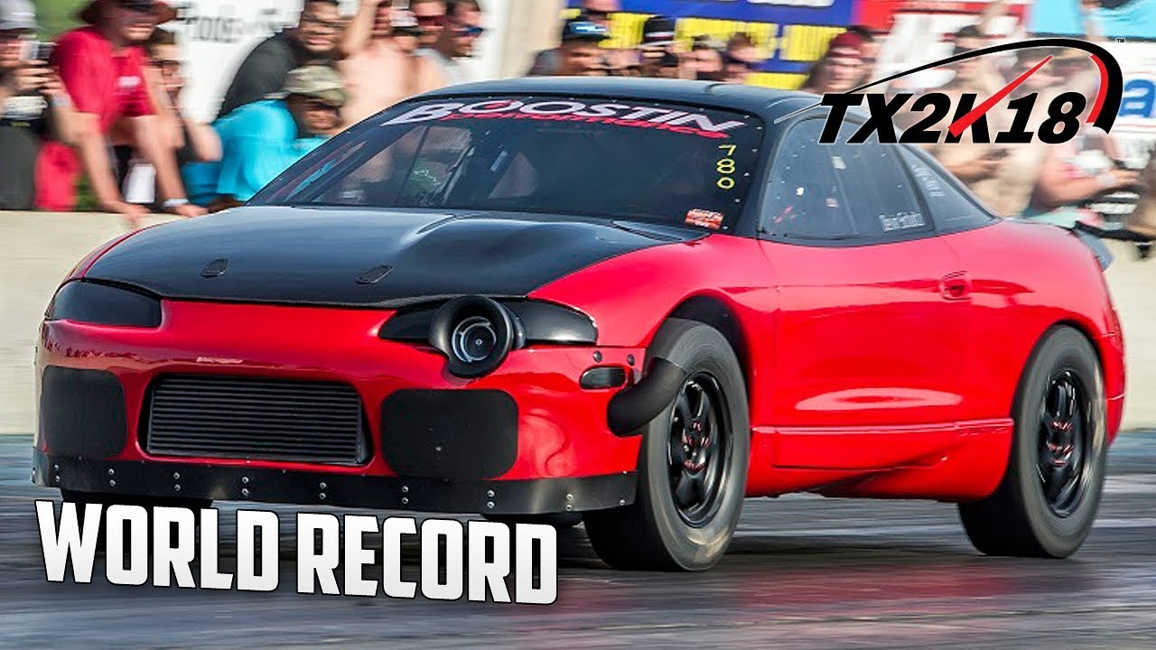 FASTEST Eclipse/Talon DSM in the WORLD! 1/4 Mile 7.04@204mph (TX2K18) - VELOWCITY