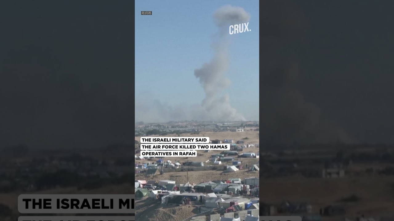 Explosion Near Rafah As Palestinians Brace For Israeli Offensive