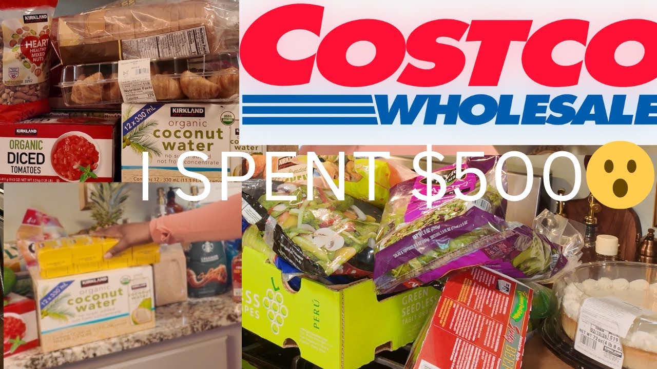 COSTCO🤑 | THIS IS WHAT I GOT FOR $500 😳 | Day in My Life | Grocery Haul + HomeGoods Run #viralvideo