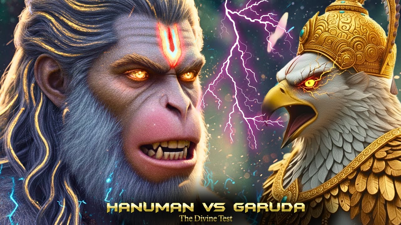 Hanuman vs Garuda Epic Race | Who Is Faster? | Vishnu&rsquo;s Hidden Test Revealed