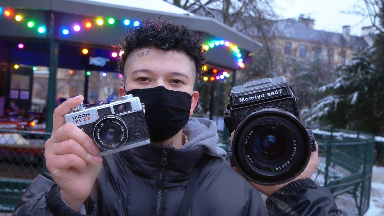 UNE PHOTOGRAPHE ÉCHANGE SON MAMIYA RB67 AVEC MON RICOH 35ZF ! (feat. Estelle Avril)