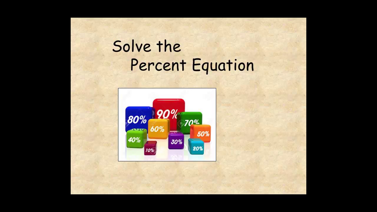 Grade 7 Solve the Percent Equation