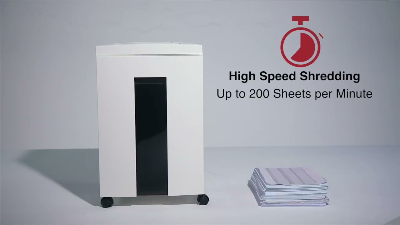 WOLVERINE-Super Micro Cut High Security Heavy Duty Ultra Quiet Shredder for Home Office