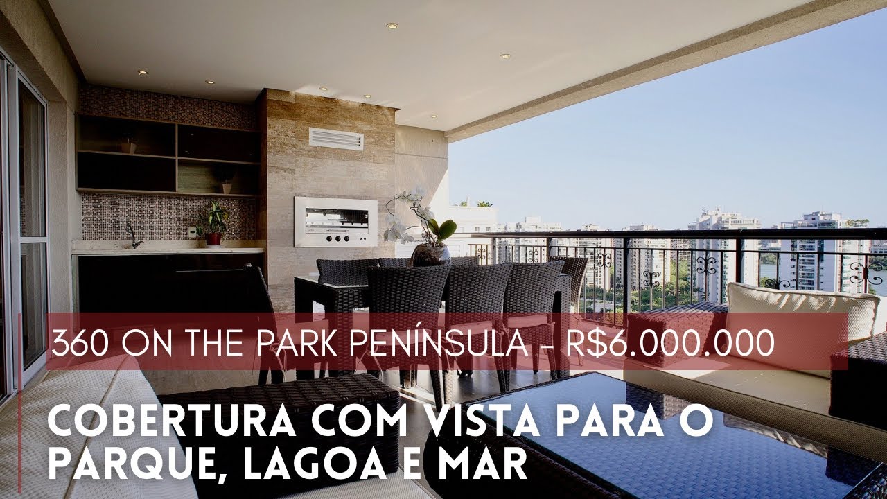 COBERTURA NO PENÍNSULA 360 ON THE PARK COM 372 M² - BARRA DA TIJUCA | PRÁTICA CONSULTORIA