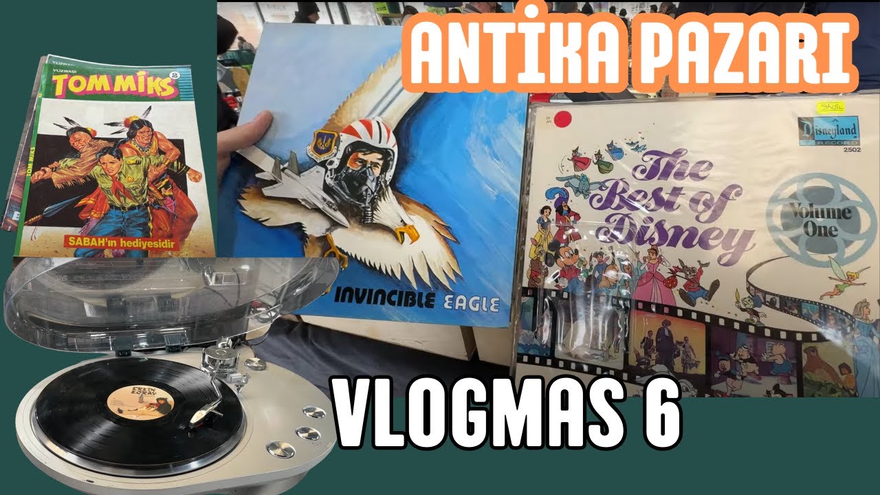 Antika Pazarına Gittik ve Bu Sefer de Eşim için Kışlık Alışveriş Yapıyoruz | #vlogmas2024