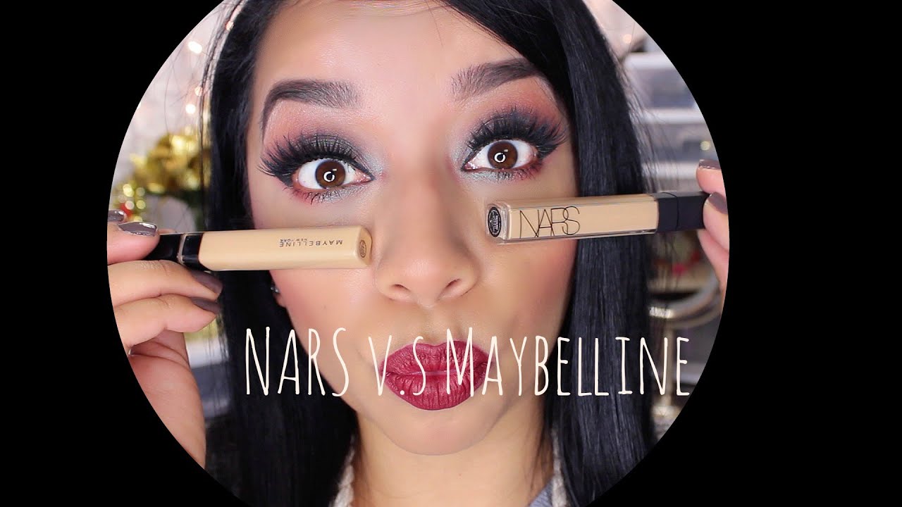 Battle of the Brands | NARS creamy concealer v.s Maybelline FIT ME concealer
