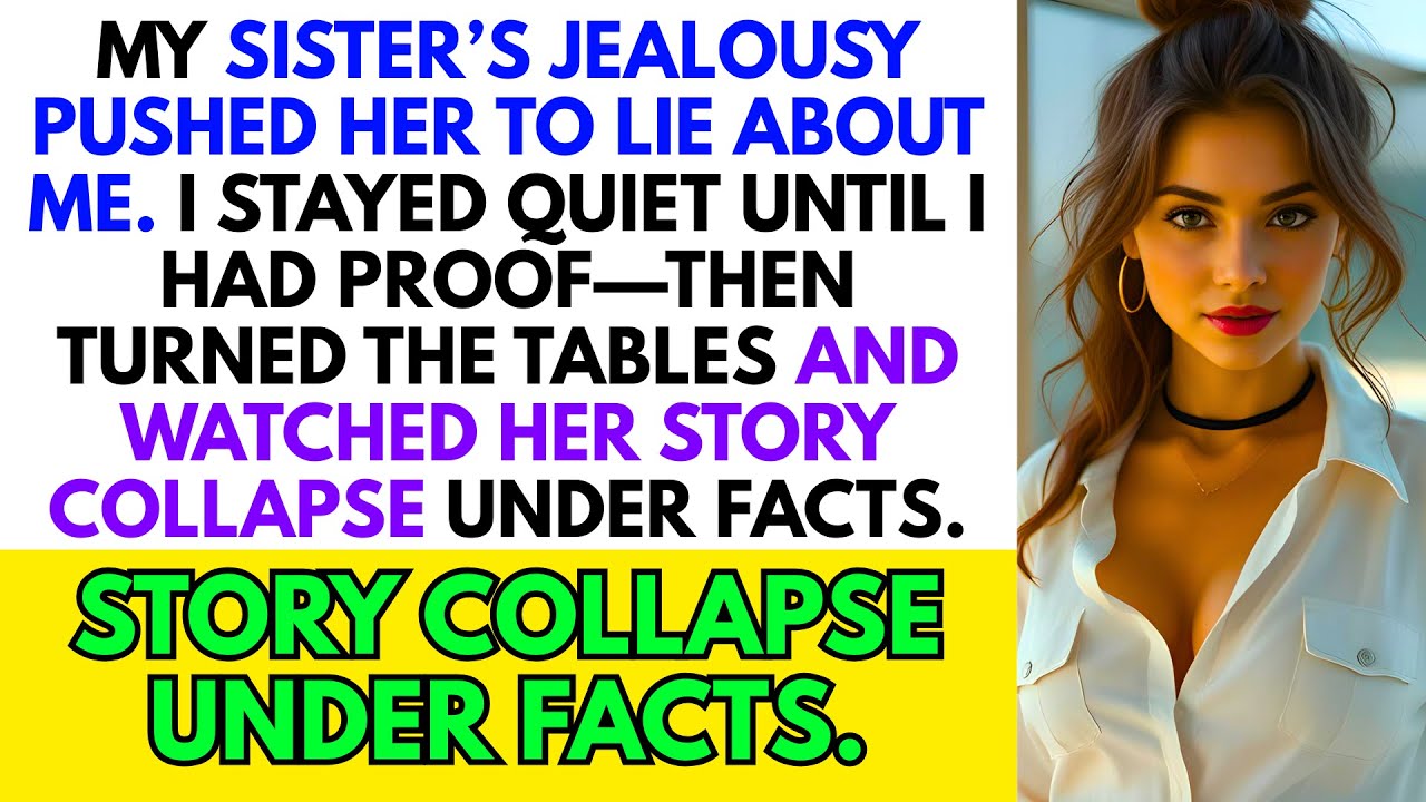 My Sister's Jealousy Made Her Lie About Me, But I Had the Proof to Turn the Tables