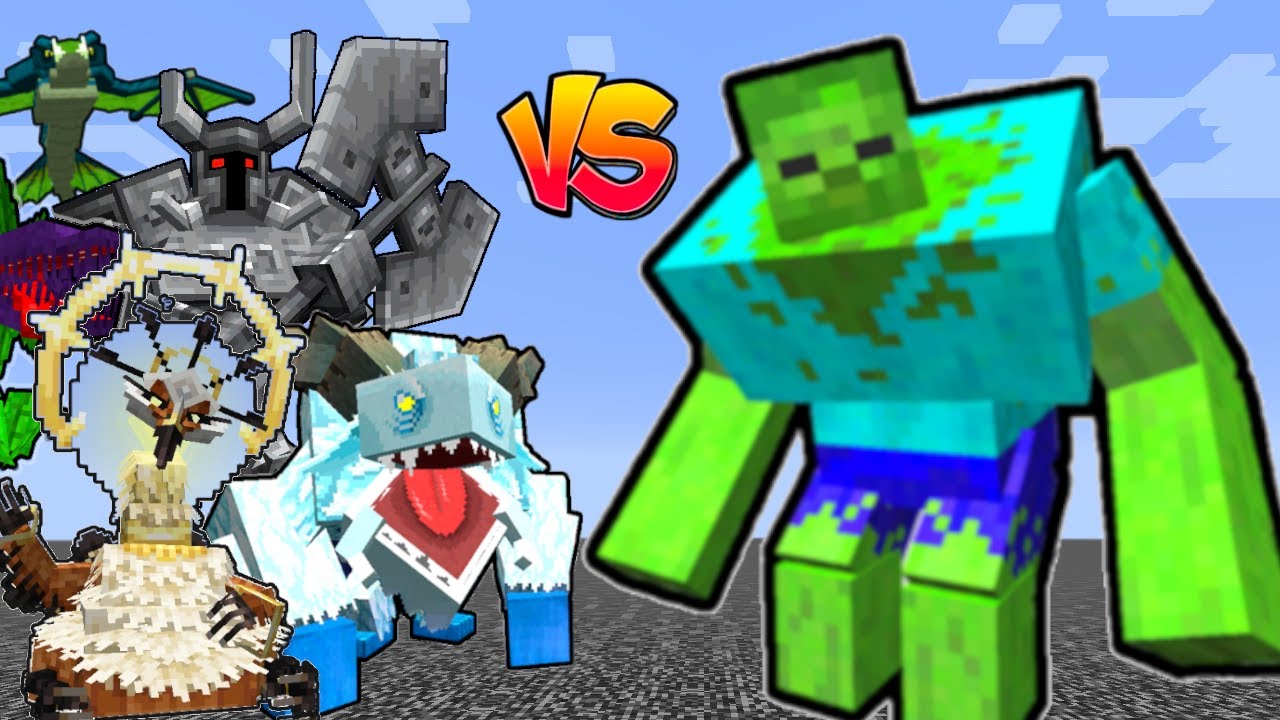 MUTANT ZOMBIE Vs Mowzie's Mobs in Minecraft
