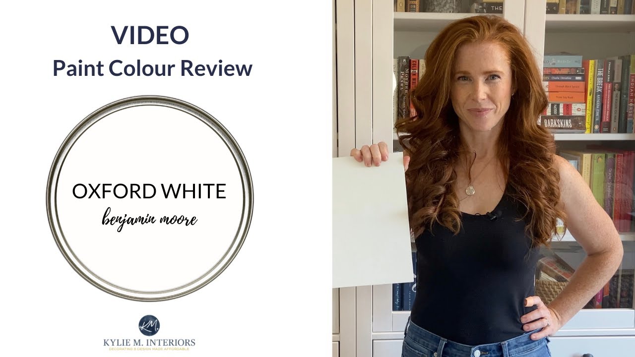 Обзор цвета краски: Benjamin Moore Oxford White CC-30