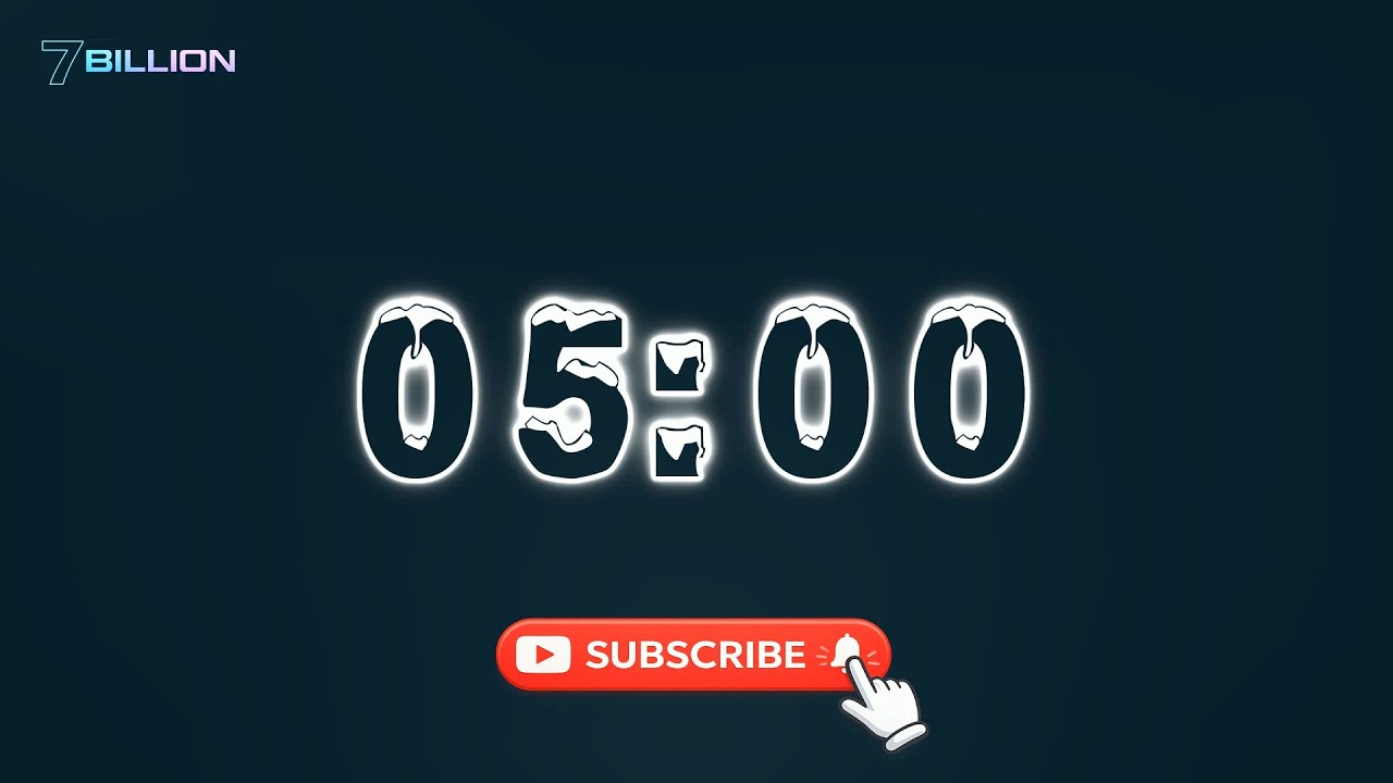 5 Minute Countdown ⏳ #games #puzzle #timer #gaming #gameplay #livetimer