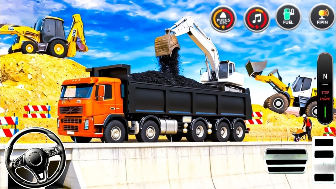 City Road Construction Simulator JCB - Android GamePlay 