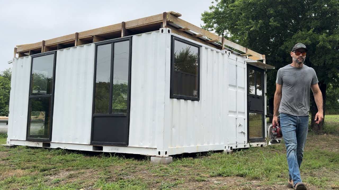 Connecting Two Shipping Containers Together (Solo Cabin)