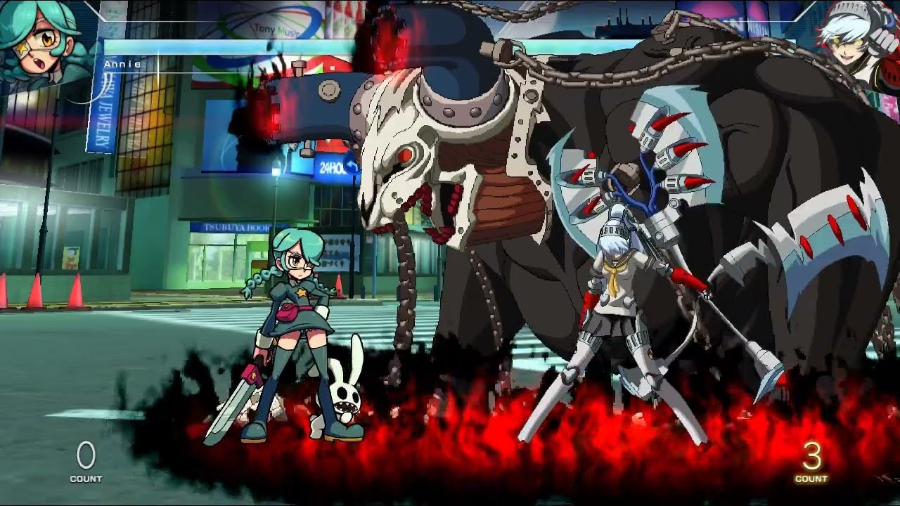 MUGEN IKEMEN Annie Vs Shadow Labrys