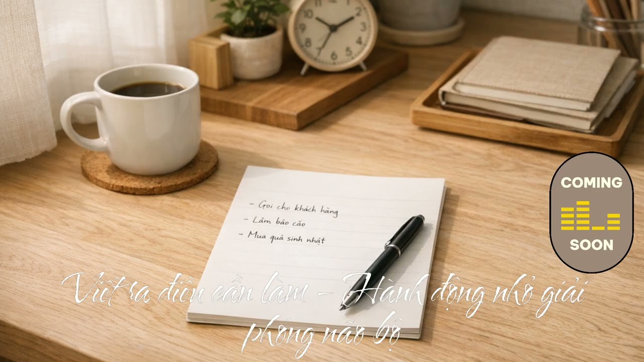 Viết ra điều cần làm – Hành động nhỏ giải phóng não bộ | Hành Động Nhỏ – Ý Nghĩa Lớn
