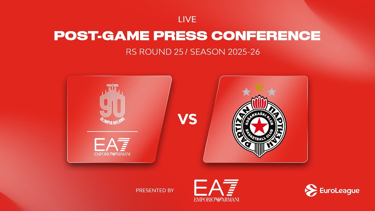 Live dalla Sala Stampa Olimpia Milano - Partizan