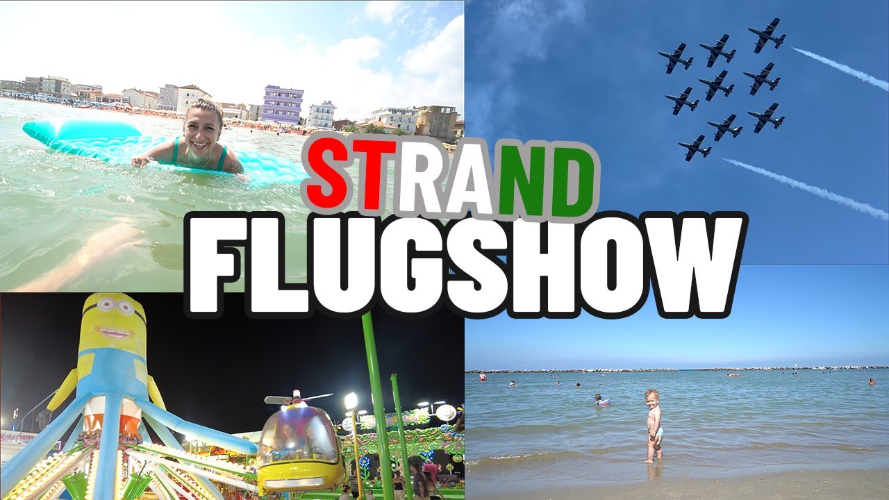 FLUGSHOW am Strand | Italien Urlaub | Familie Diamanta 💎