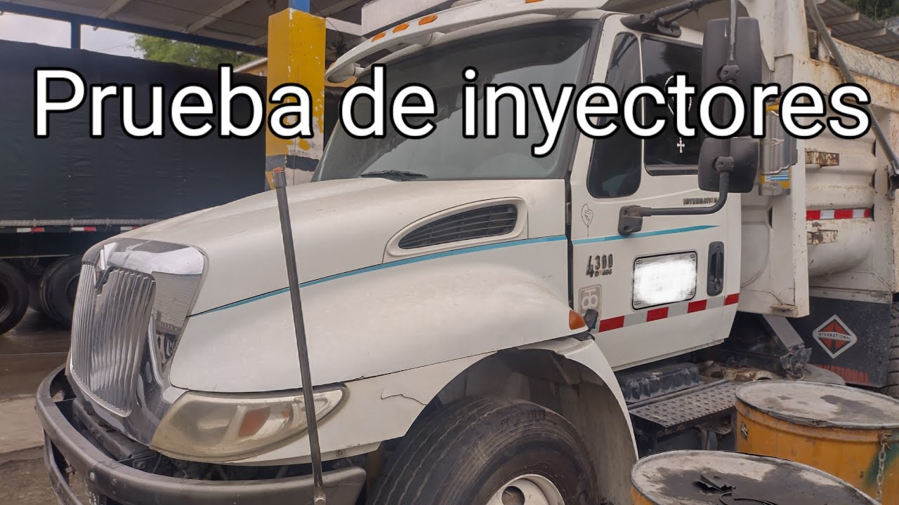 International DT 466e prueba de inyectores
