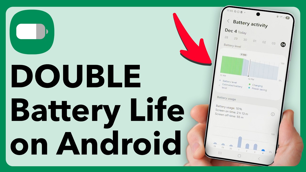 DOUBLE Your Android Phone’s Battery Life - Change These Settings