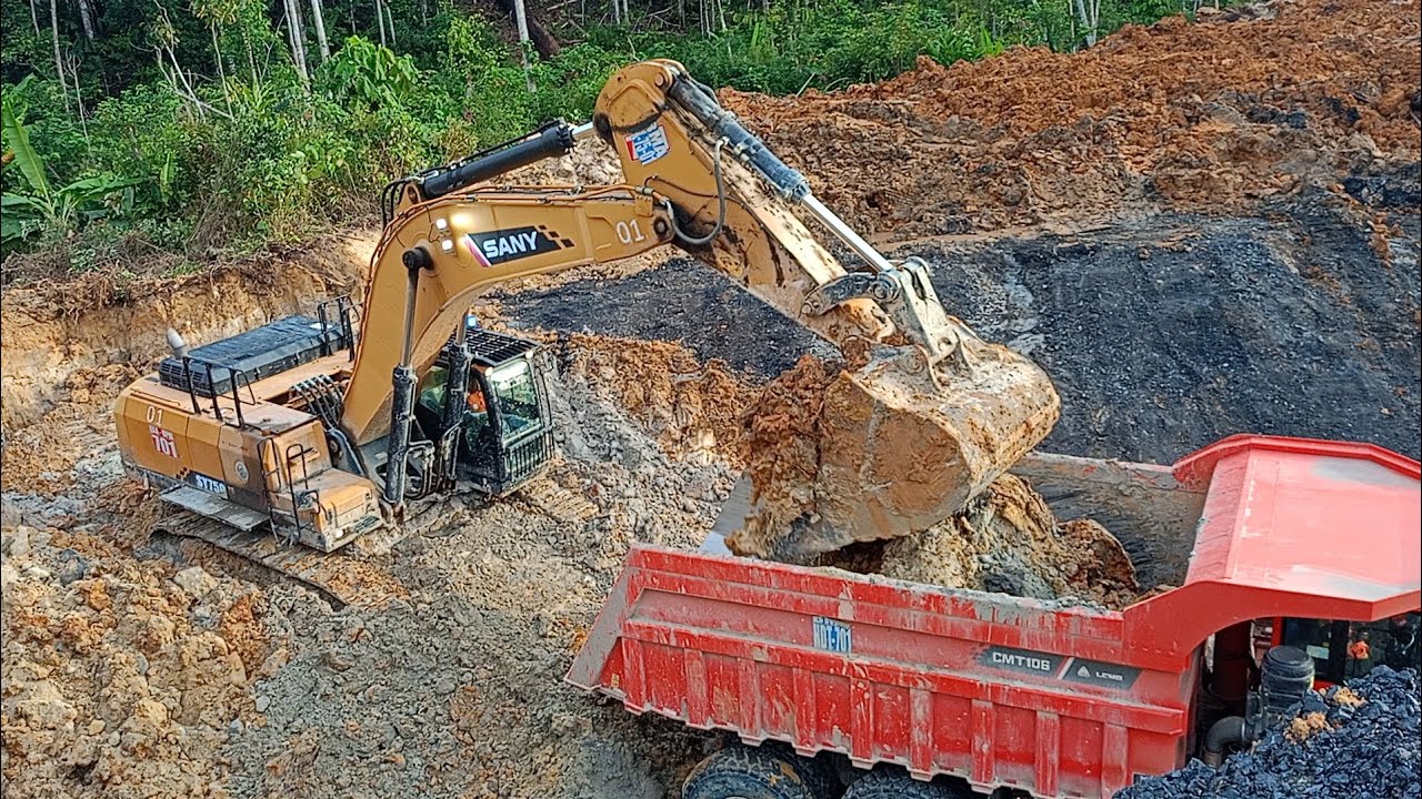 Tutorial Loading Tanah Di Tambang Menggunakan Excavator 