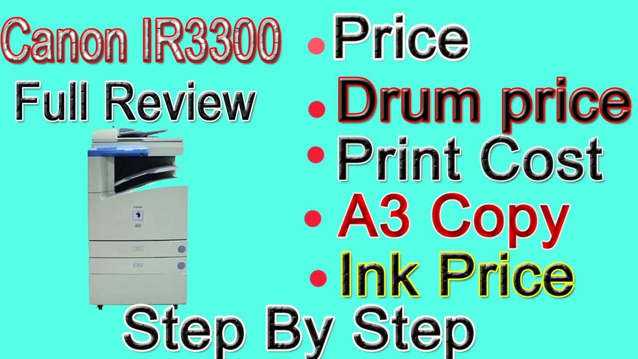 Canon IR3300 Xerox Machine Full Review