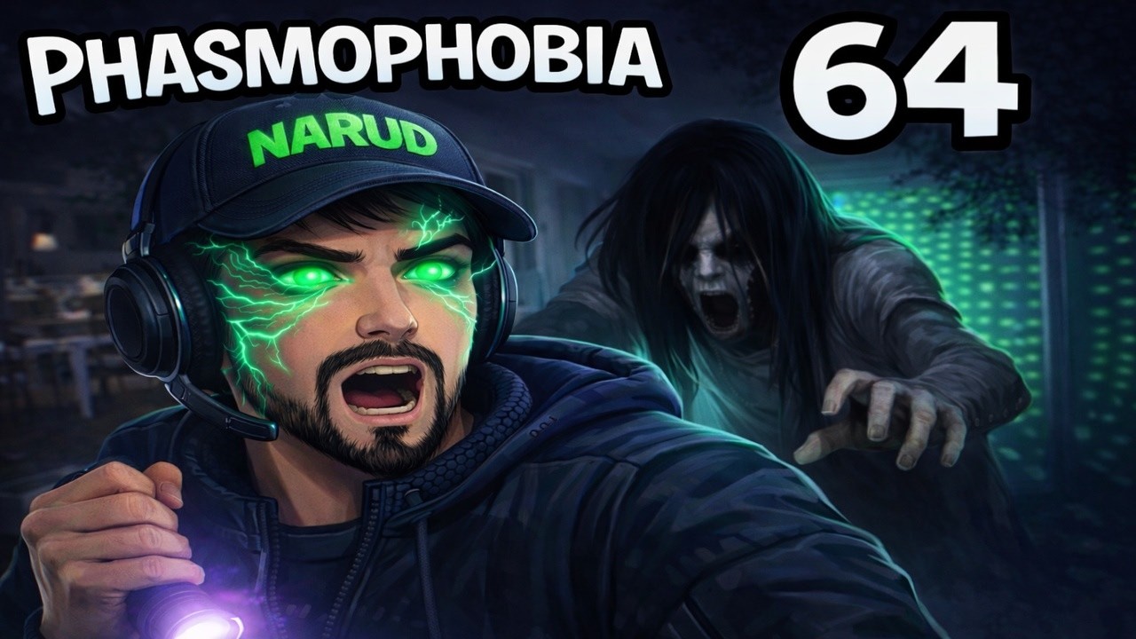 Duszek lubił się pokazać!- PHASMOPHOBIA #64