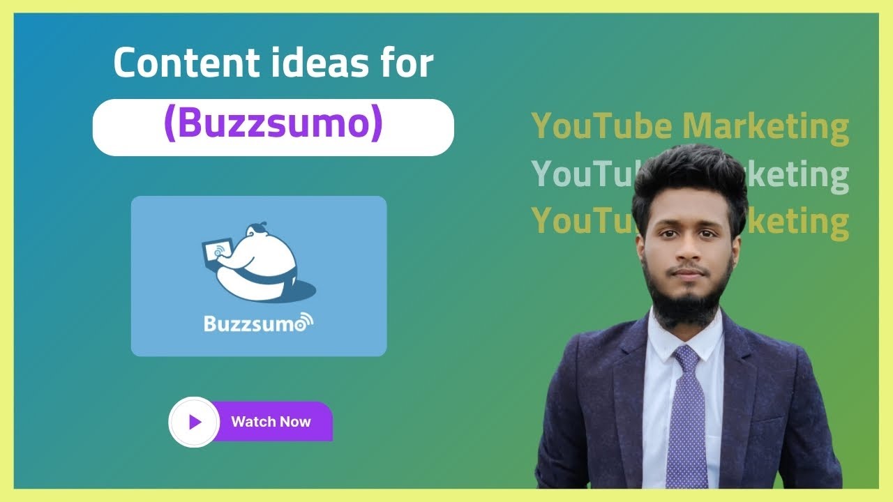 Content ideas (Buzzsumo) | YouTube Marketing Course 2024 | ইউটিউব মার্কেটিং | Digital Wit