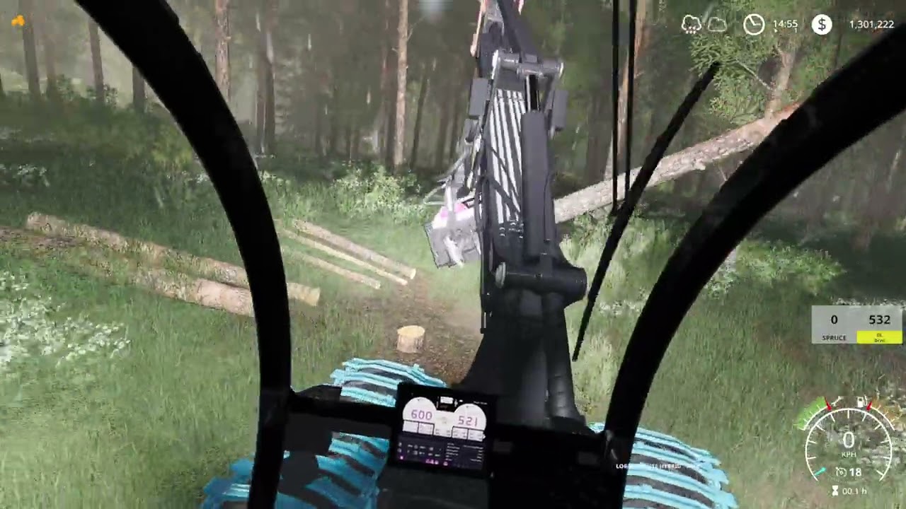 (fs19) Logging on Estonian Forest Valley ( New Huge Clear Cut Operation) EP4