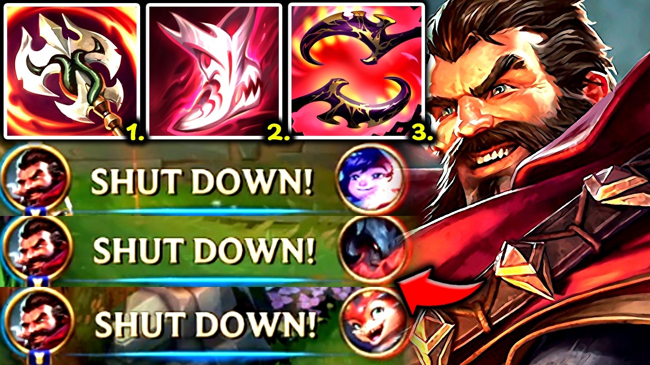 GRAVES TOP NEW 250% LIFESTEAL BUILD.. I 100% RECOMMEND IT! 👌 2026 Graves TOP Gameplay Guide