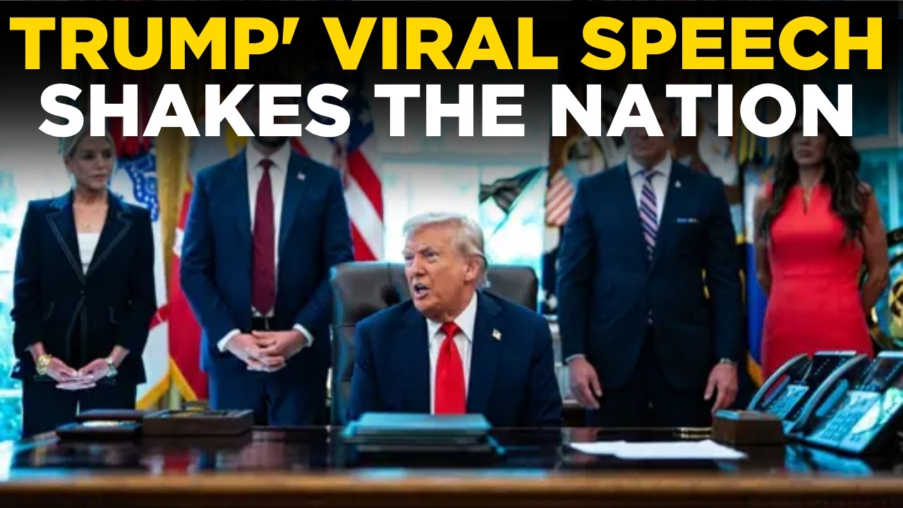 TRUMP NEWS | Donald Trump Goes Live With Explosive Speech That Shocks the Entire Nation