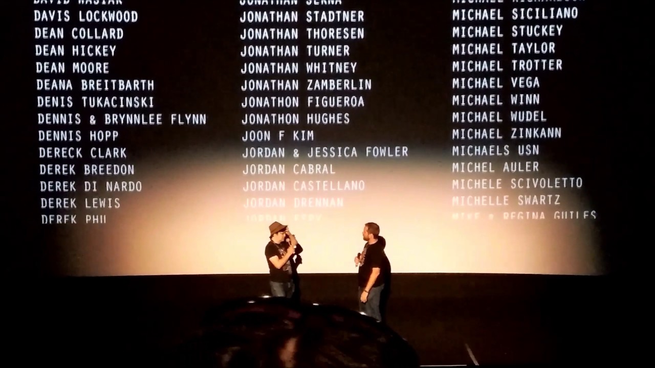 Matt Hullum introducing Lazer Team at Toronto After Dark 2015