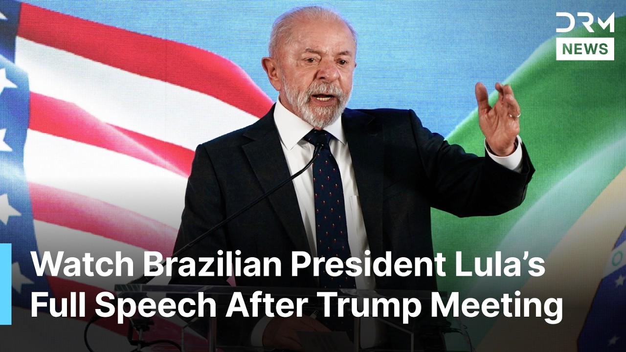 FULL REMARKS: Brazil's Lula Talks U.S. Relations, Trump Meeting, Trade, Tariff & Global Order | AC1N