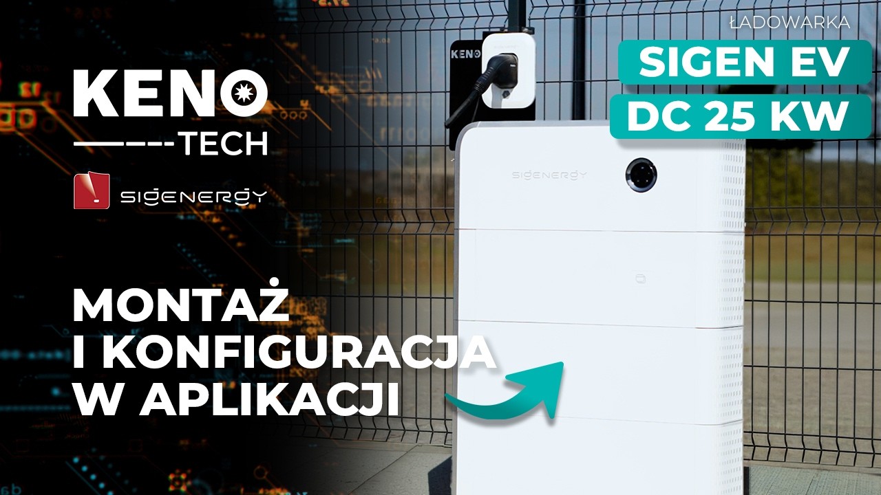 Jak podłączyć ładowarkę DC 25kW Sigenergy | KENO-TECH