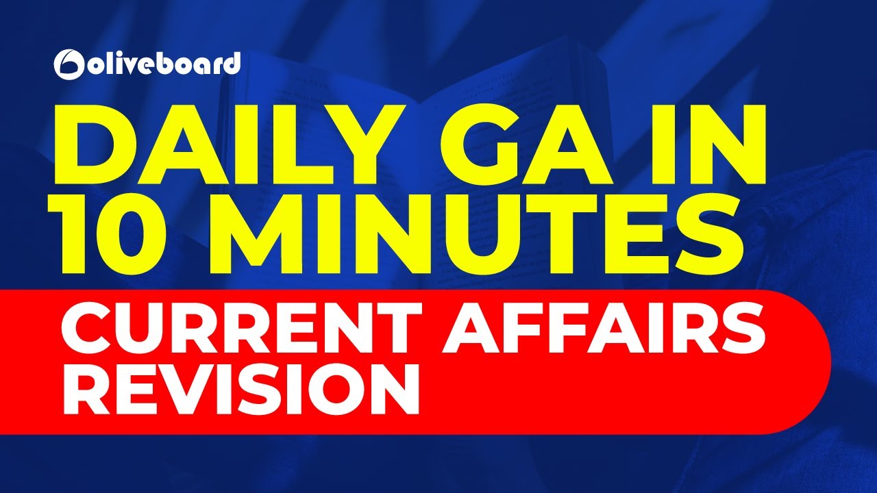 Daily GA in 10 Minutes | Current Affairs 2020 | Banking Awareness | General Awareness | IBPS PO 2020
