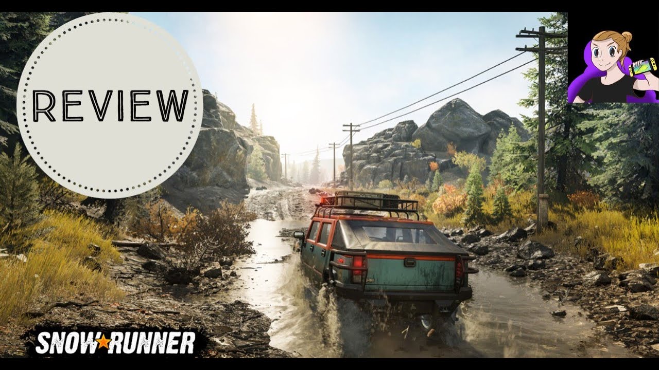 Truck Driving RPG - Snowrunner - Nintendo Switch OLED Review. Handheld Mode Review.