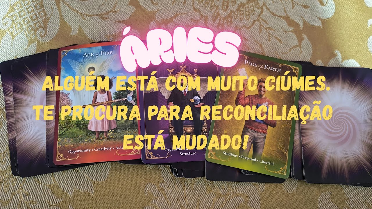 ÁRIES ♈ Esstá com muito ciúmes de você💓 vai te procurar para Reconciliação e está mudado! 