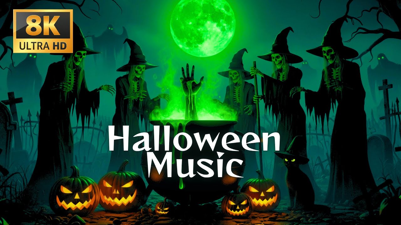 Halloween 2025 🎃 Haunted Pumpkin Village 👻 Relaxing Spooky Background Music for Calm Sleep Loop