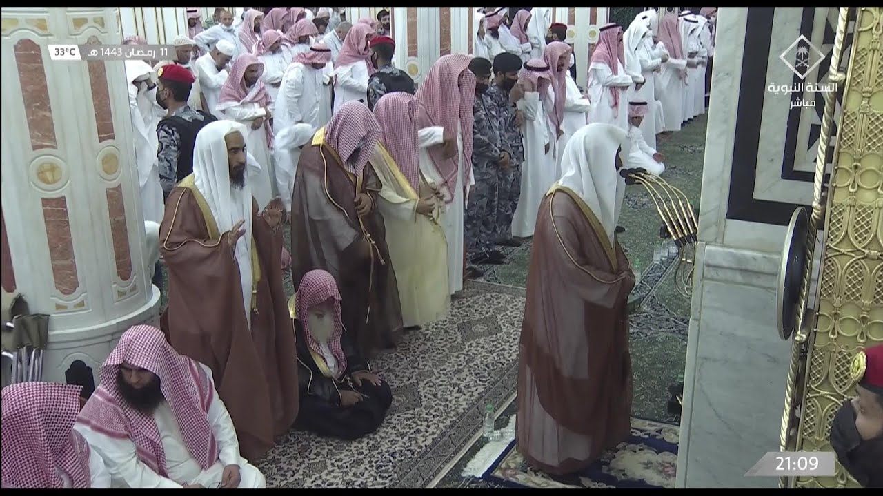 12th Ramadan 1443 Madeenah Taraweeh Sheikh Bu'ayjaan