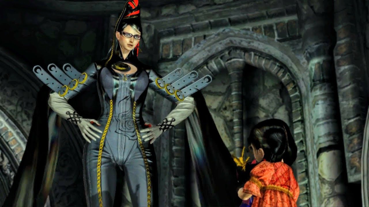 Mommy! Witch Saves Little Cereza in Vigrid Proving Ground Ruins (Bayonetta 1)