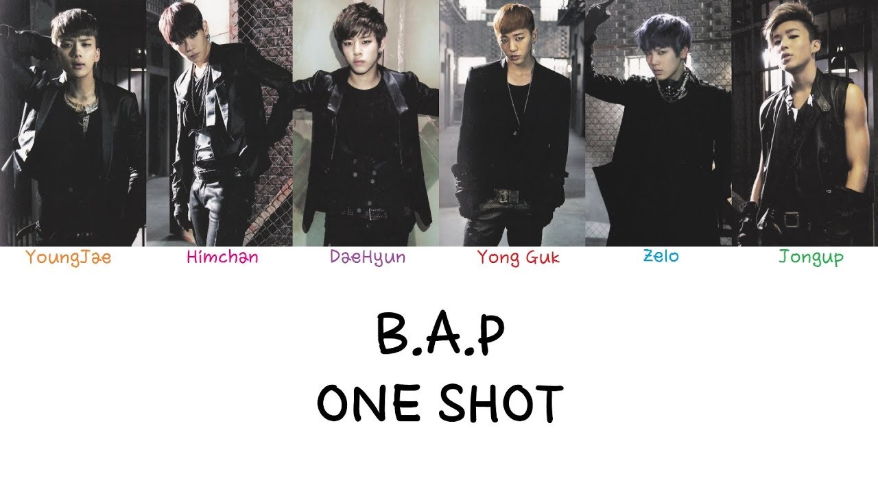 B.A.P - One Shot (Color coded lyrics Han|Rom|Eng)