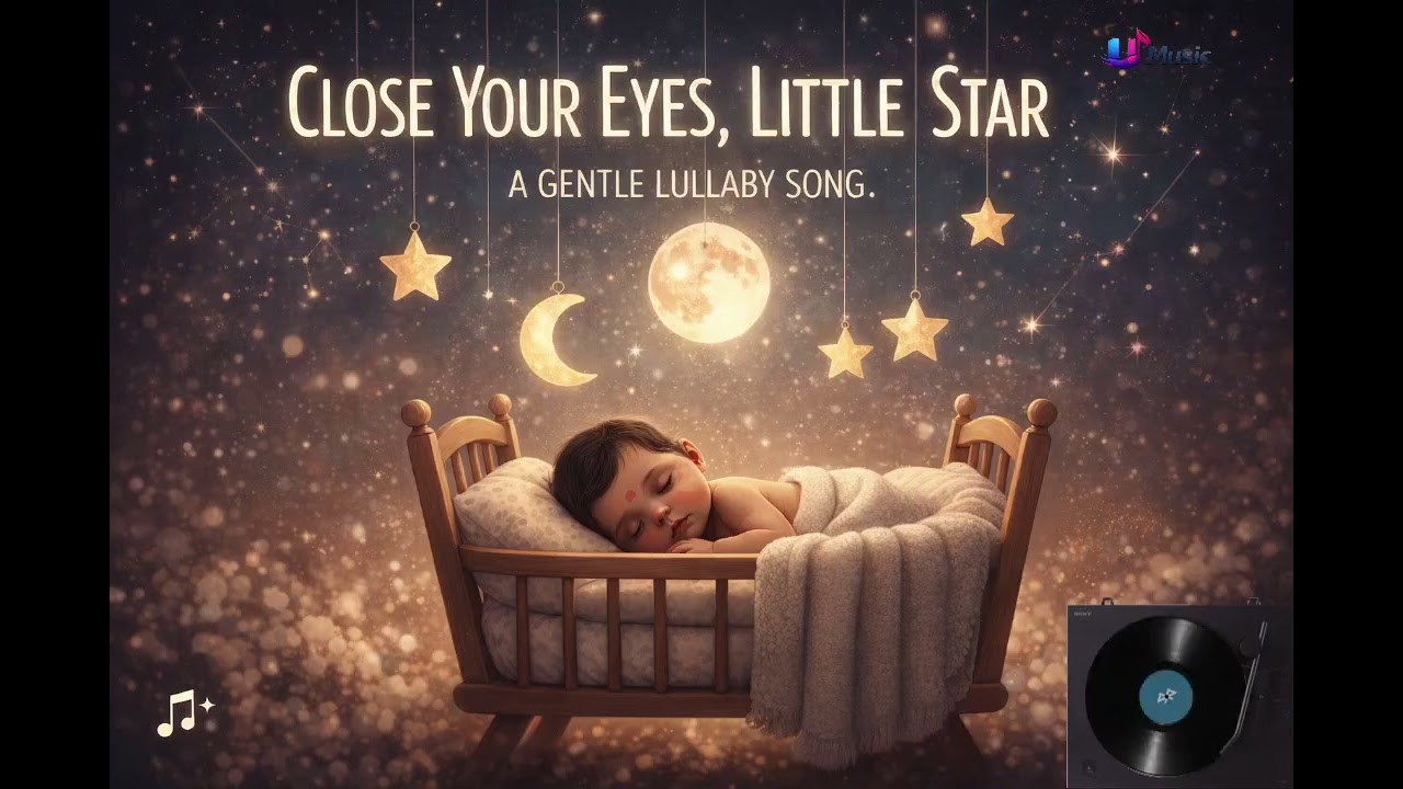 Close Your Eyes, Little Star | Soothing Baby Lullaby | Dreamy Bedtime Lullaby | Umusic 