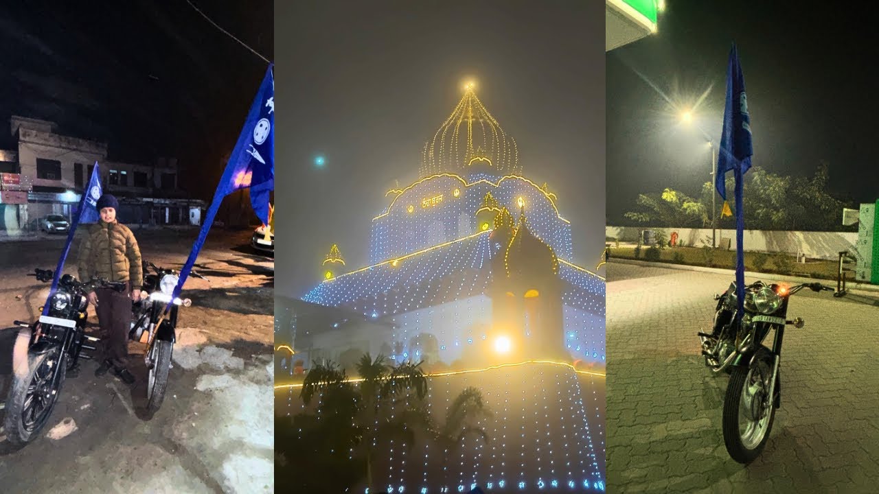 Shahidi dehara || Langer Sewa || Mohali || Bike riding || Extreme Fog || Fatehgarh Sahib || Punjab