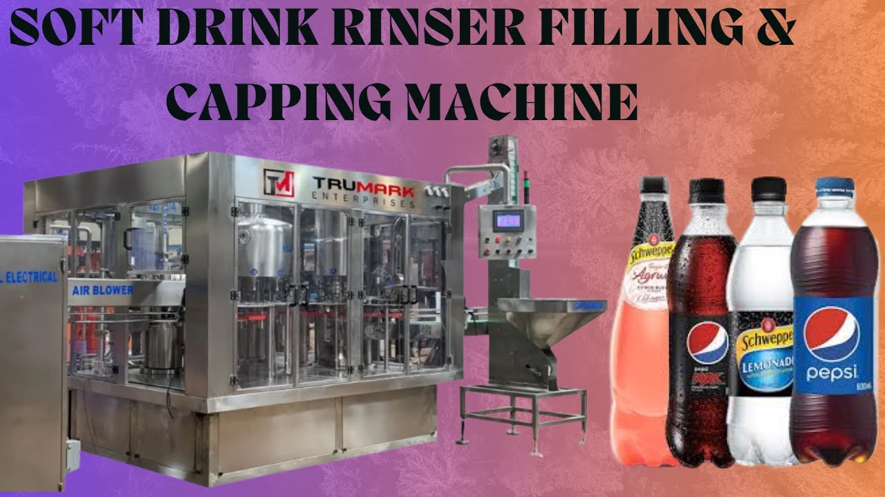 CSD SOFT DRINK RINSER FILLING & CAPPING MACHINE